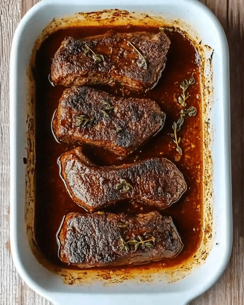 Oven Baked Boneless Beef Ribs