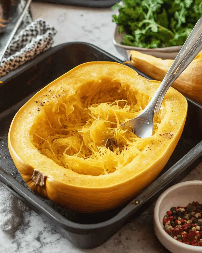 Oven Roasted Spaghetti Squash