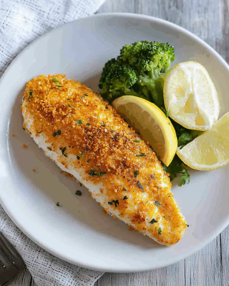 Parmesan Crusted Tilapia