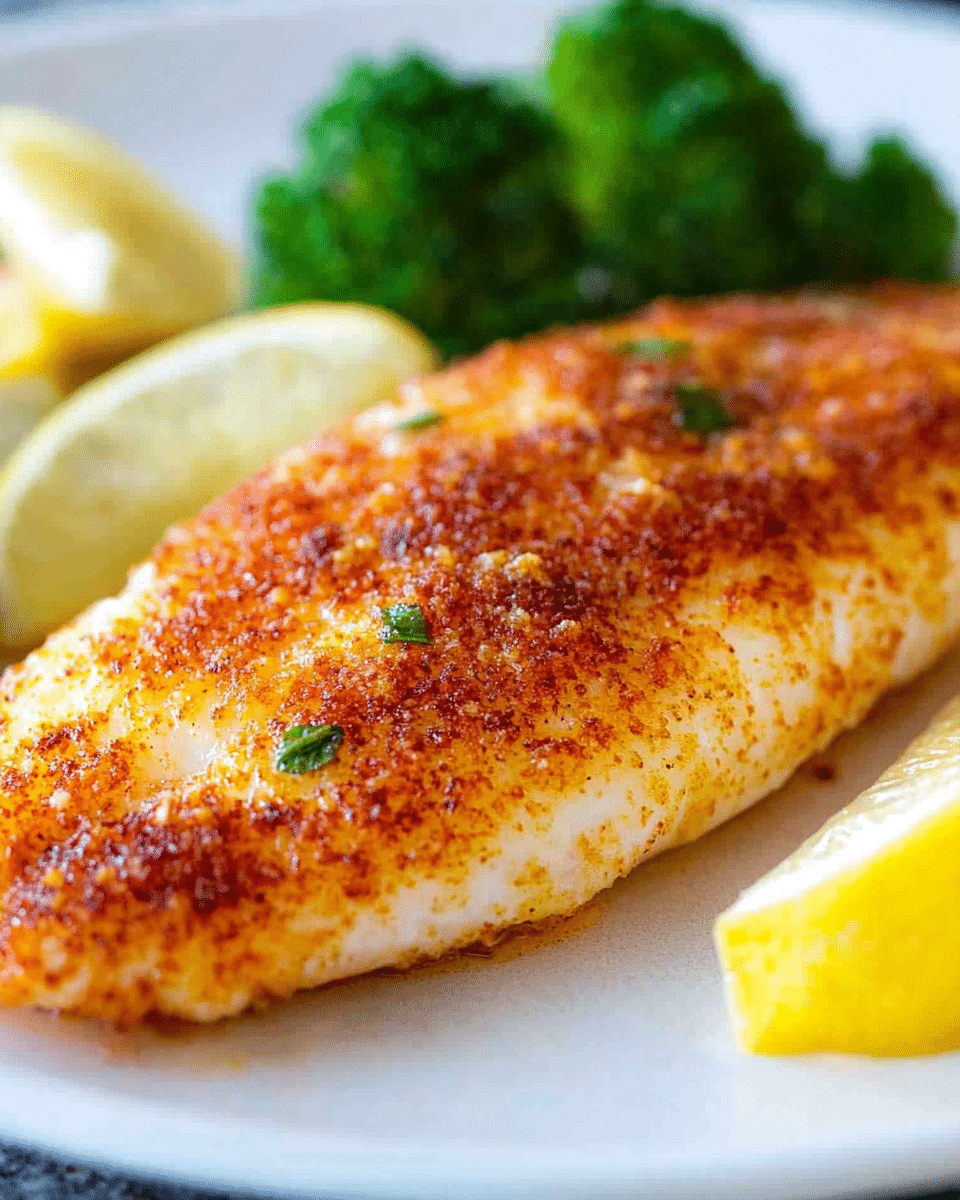 Parmesan Crusted Tilapia