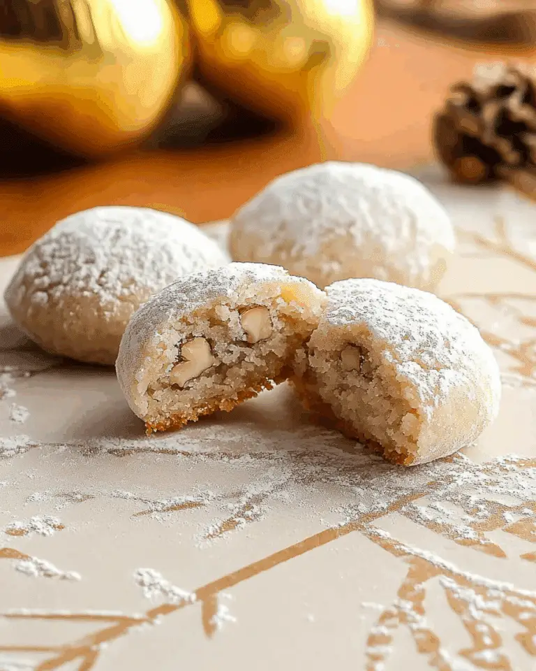 Pecan Snowball Cookies