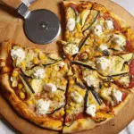 Poblano, Corn & Zucchini Pizza