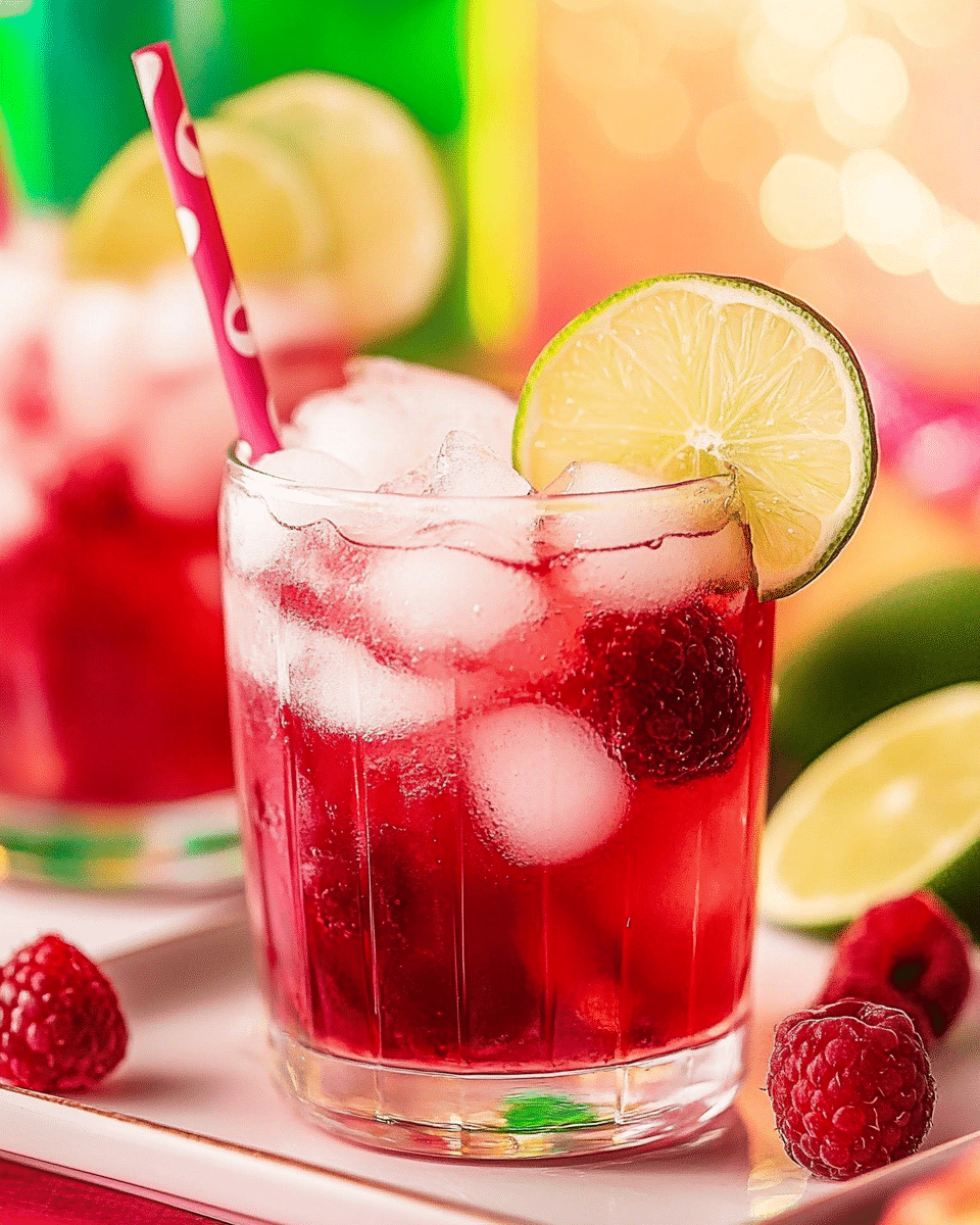 Raspberry Lime Rickey