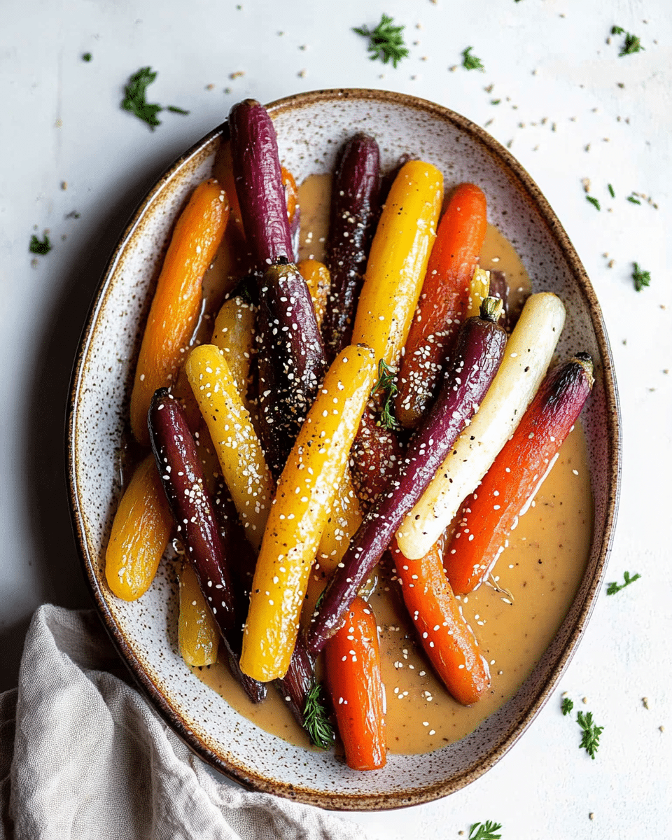 Roasted Rainbow Carrots