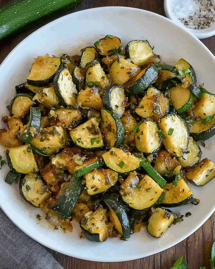 Sauteed Zucchini and Onions