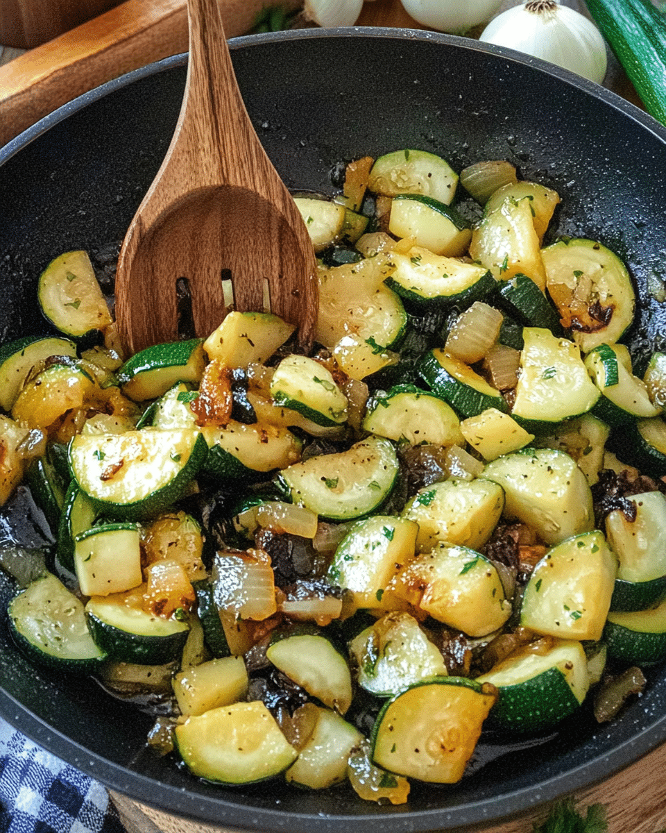 Sauteed Zucchini and Onions