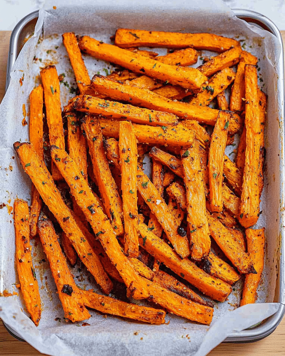 Savory Carrot Fries with Creamy Chipotle Dip