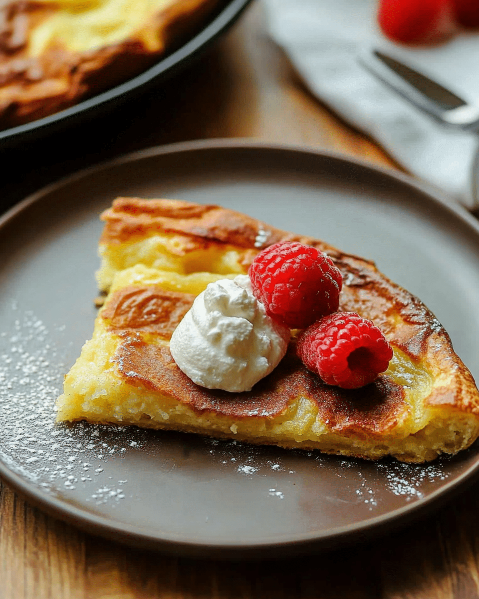 Sourdough Dutch Baby Pancake