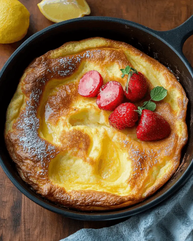 Sourdough Dutch Baby Pancake