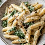 Creamy Spinach Pasta with Sun-Dried Tomatoes