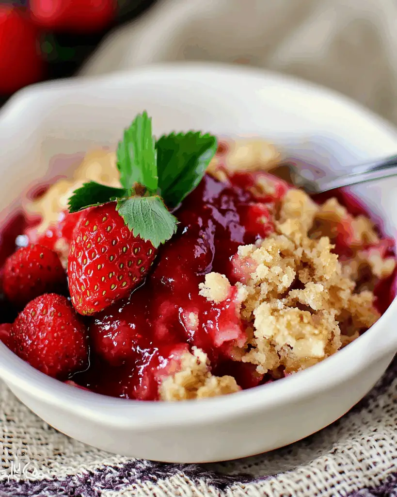 Strawberry Cobbler