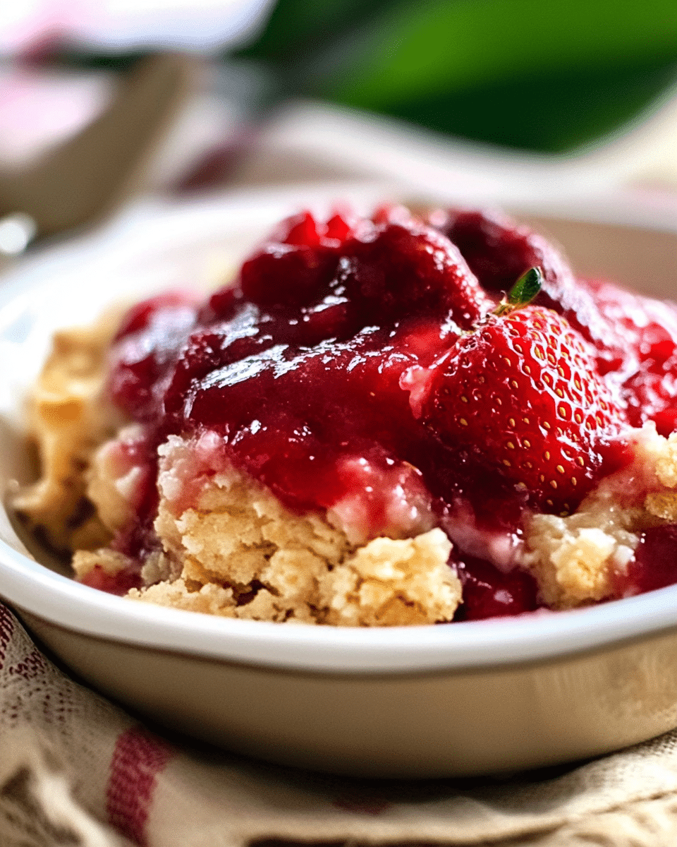Strawberry Cobbler