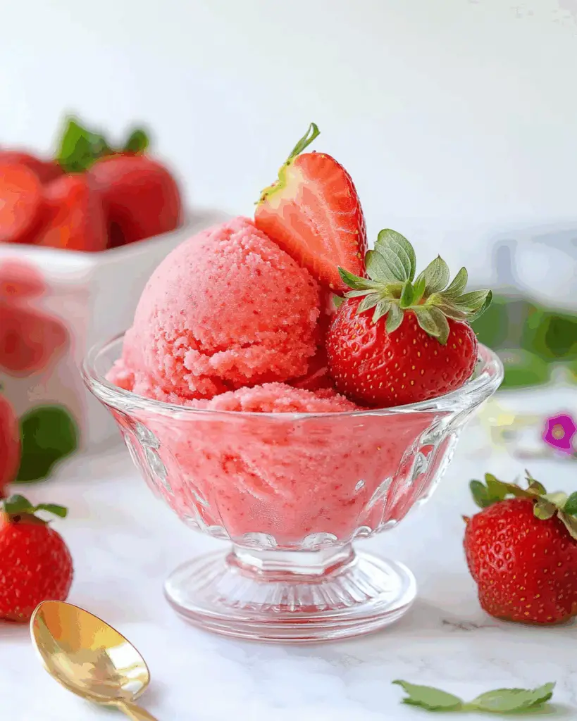 Strawberry Sorbet