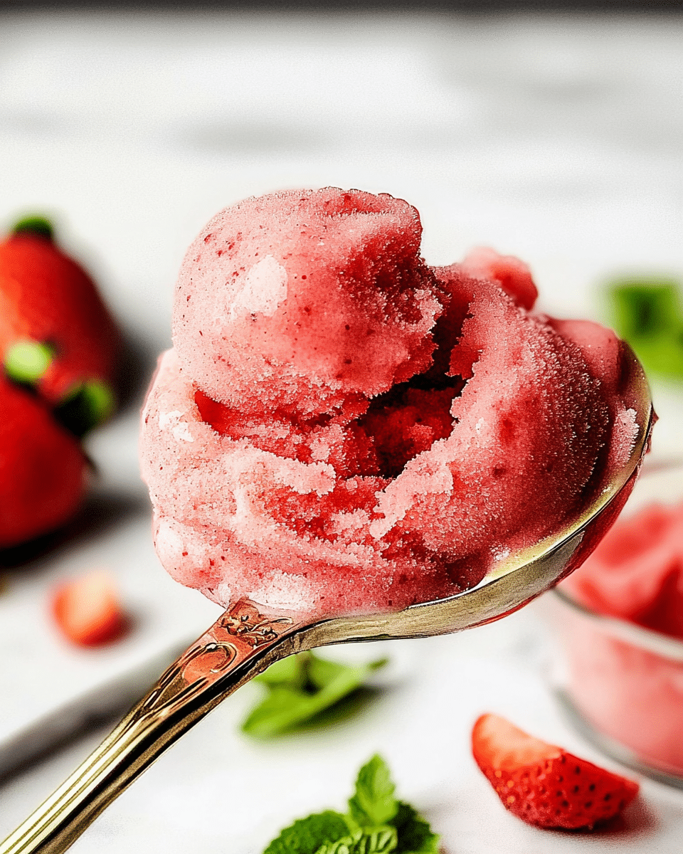 Strawberry Sorbet