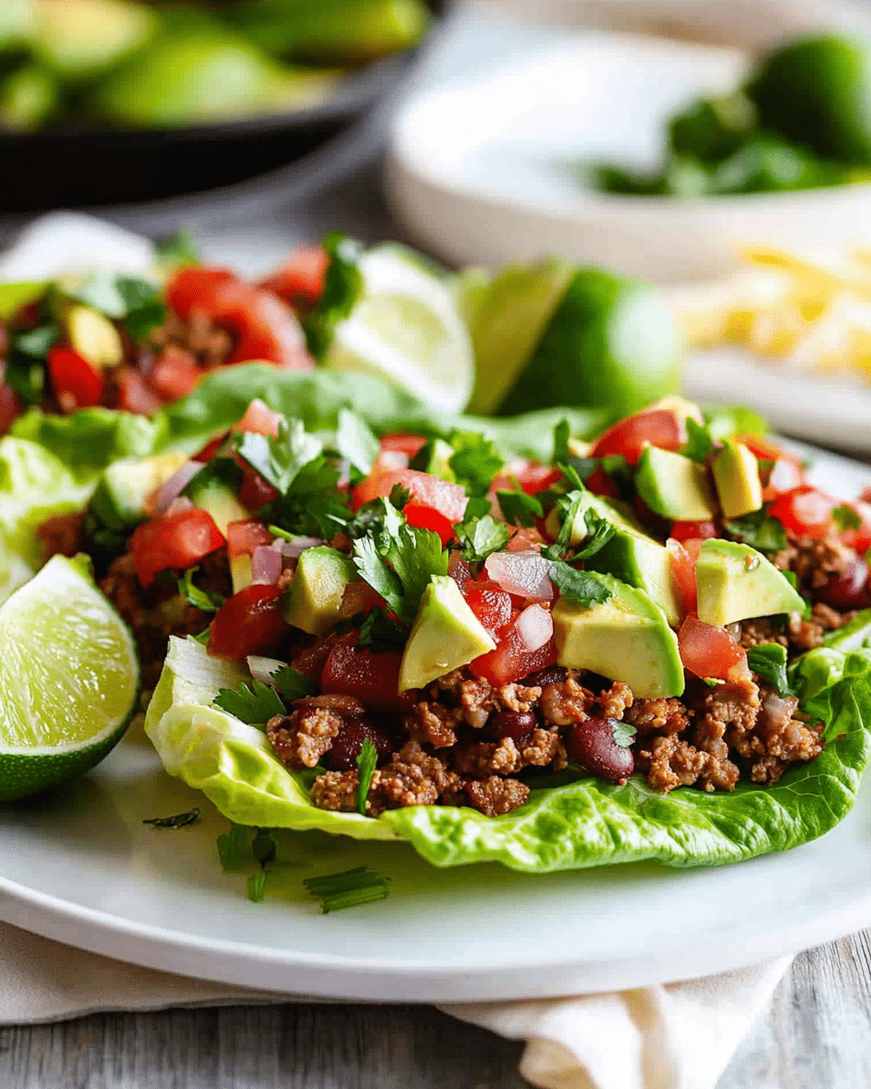 Taco Lettuce Wraps