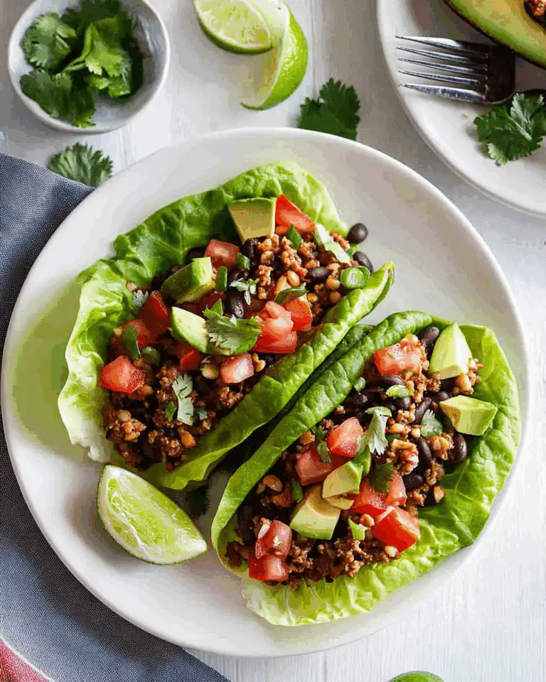 Taco Lettuce Wraps