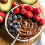 Avocado Chocolate Fruit Dip