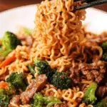 Beef Ramen Noodles Stir Fry