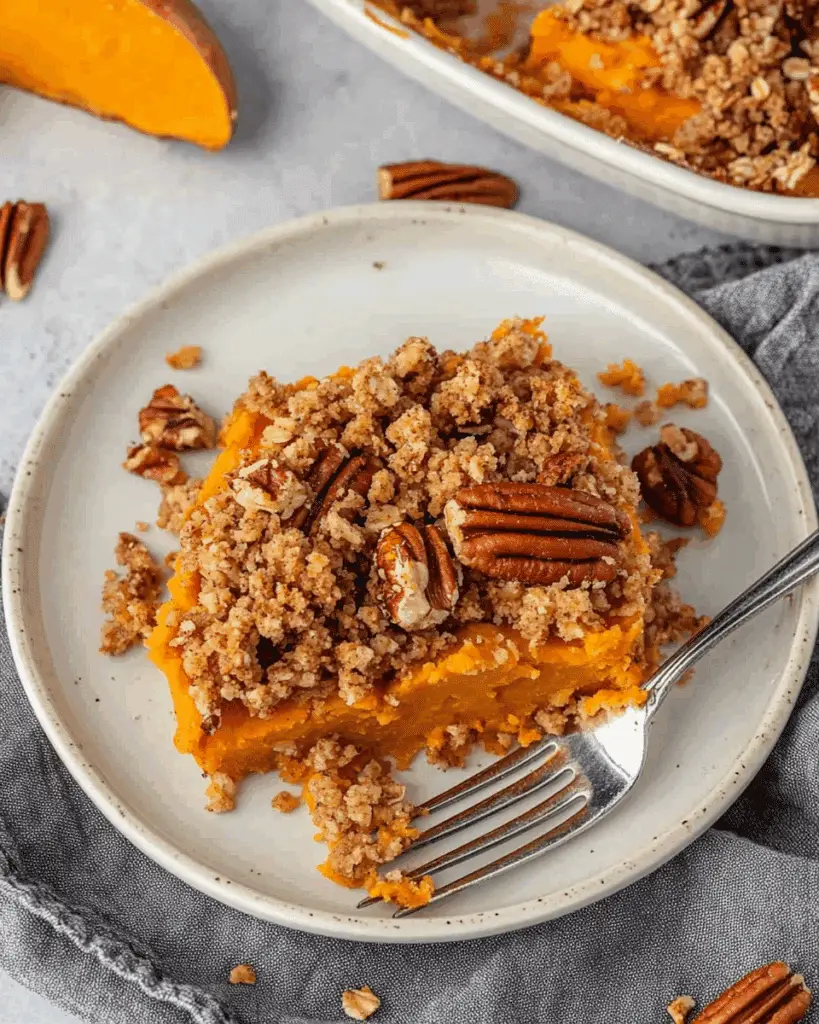 Vegan Sweet Potato Casserole