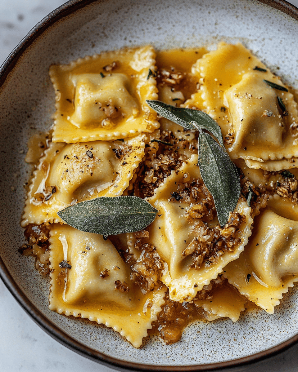 Butternut Squash Ravioli Sauce My Easy Plate