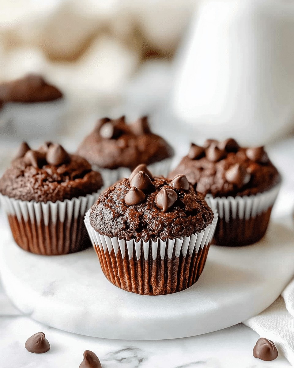 Chocolate Pumpkin Muffins