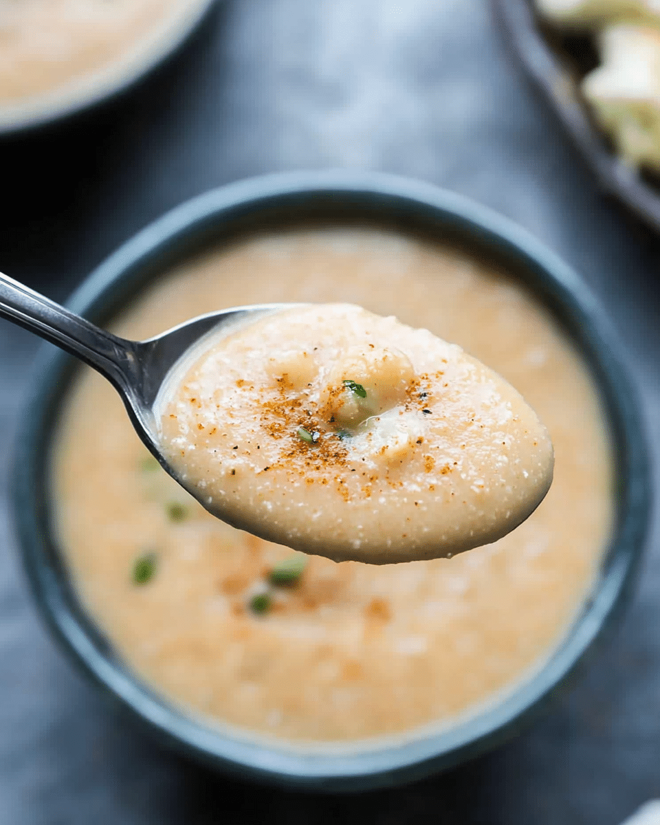 Creamy Roasted Cauliflower Soup