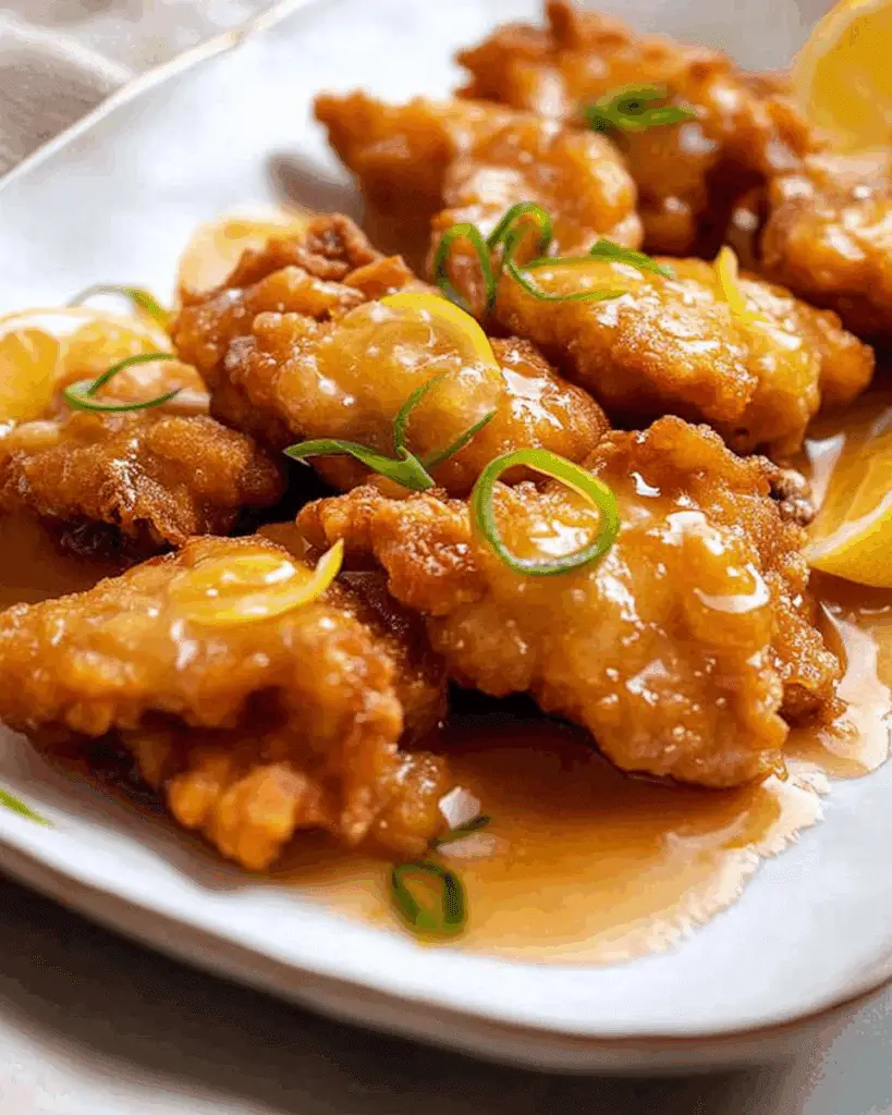 Crispy Chinese Lemon Chicken
