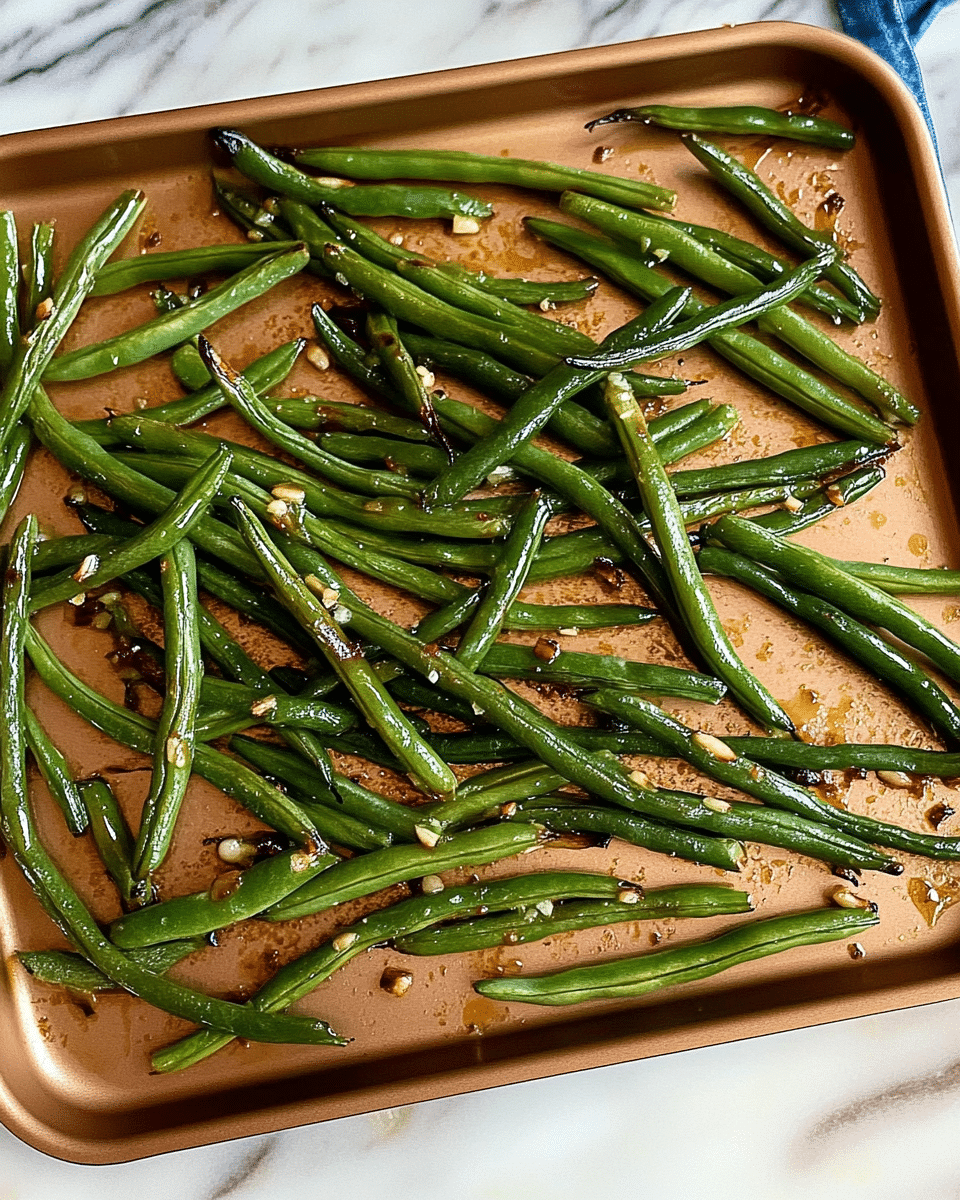 Garlic Roasted Green Beans