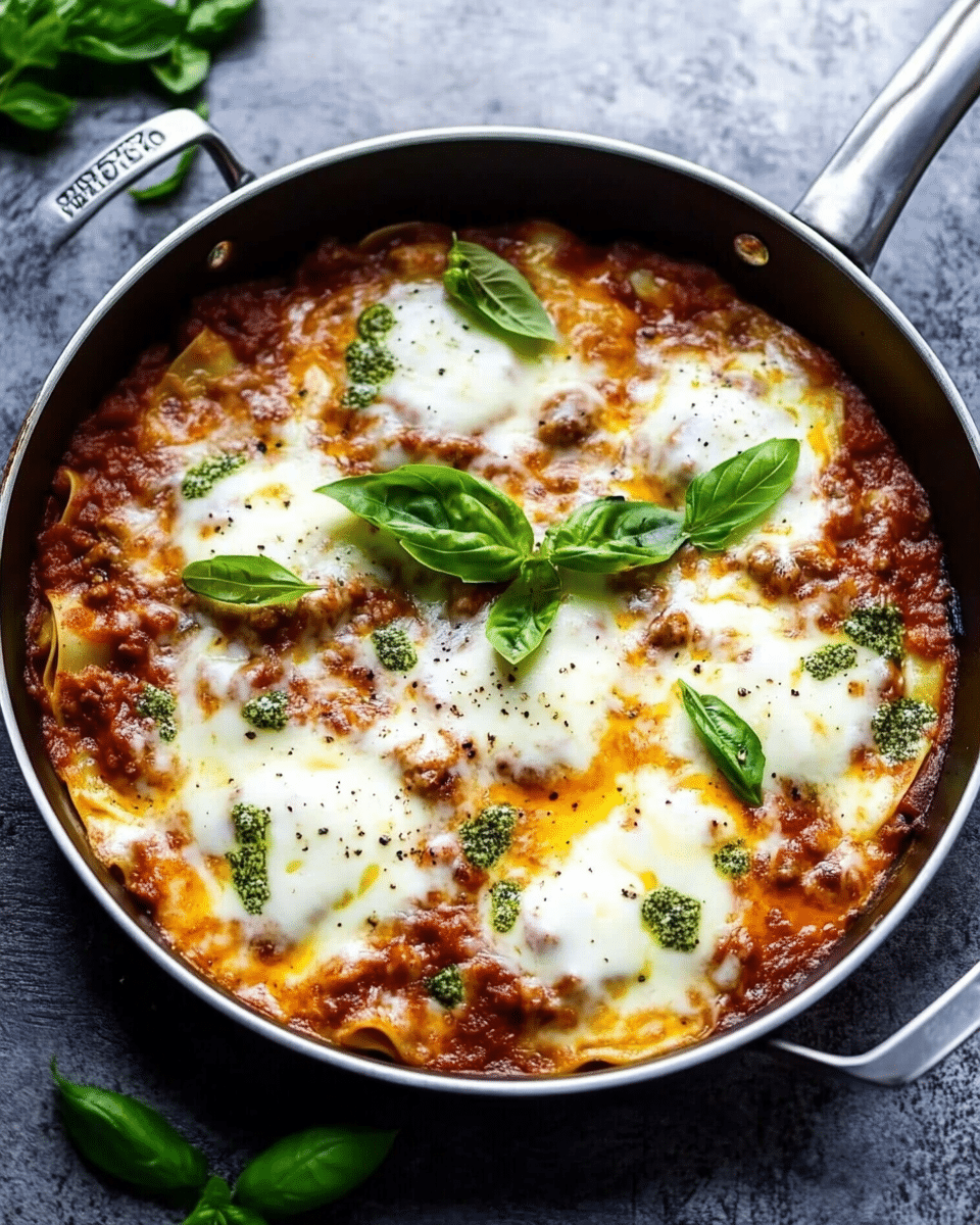 Low Carb Lasagna Skillet