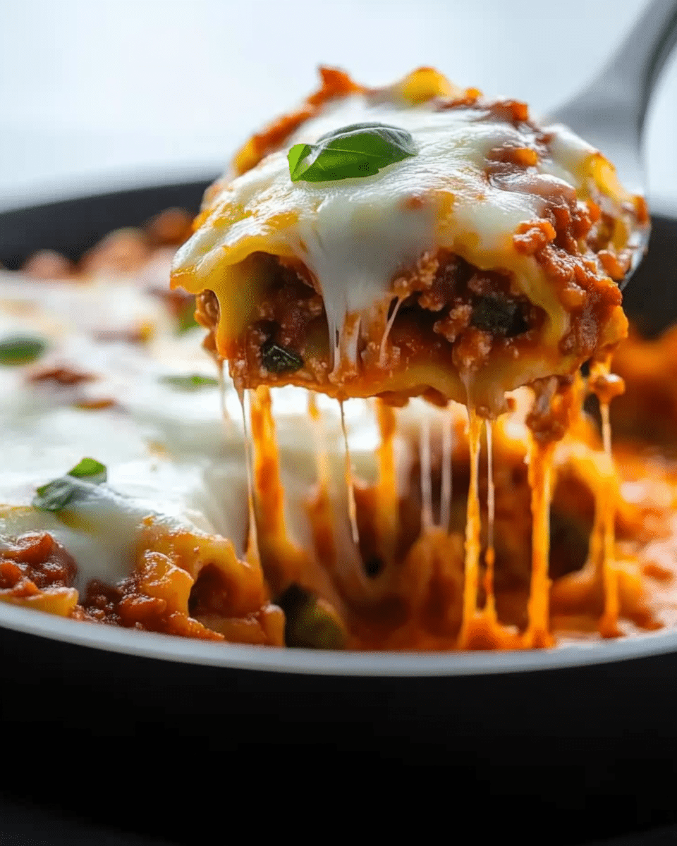 Low Carb Lasagna Skillet