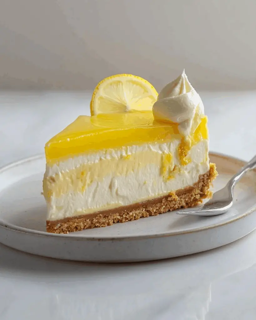 No Bake Lemon Cheesecake