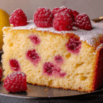 Protein Raspberry Lemon Cake