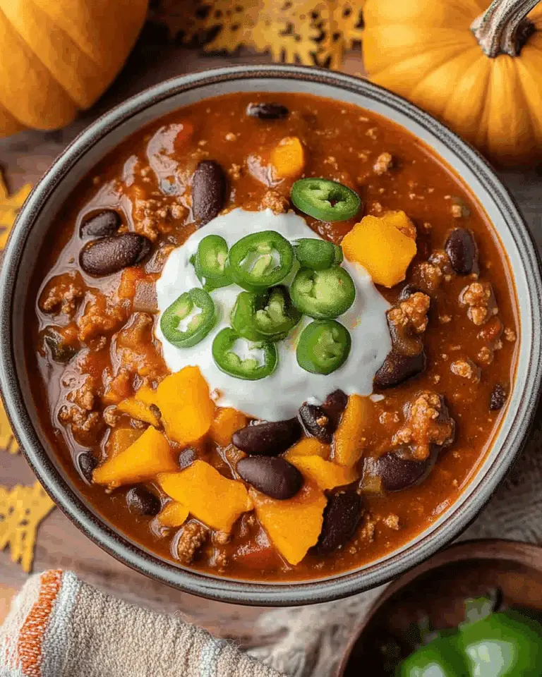 Easy Pumpkin Chili