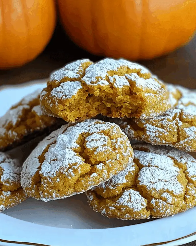 Pumpkin Crinkle Cookies