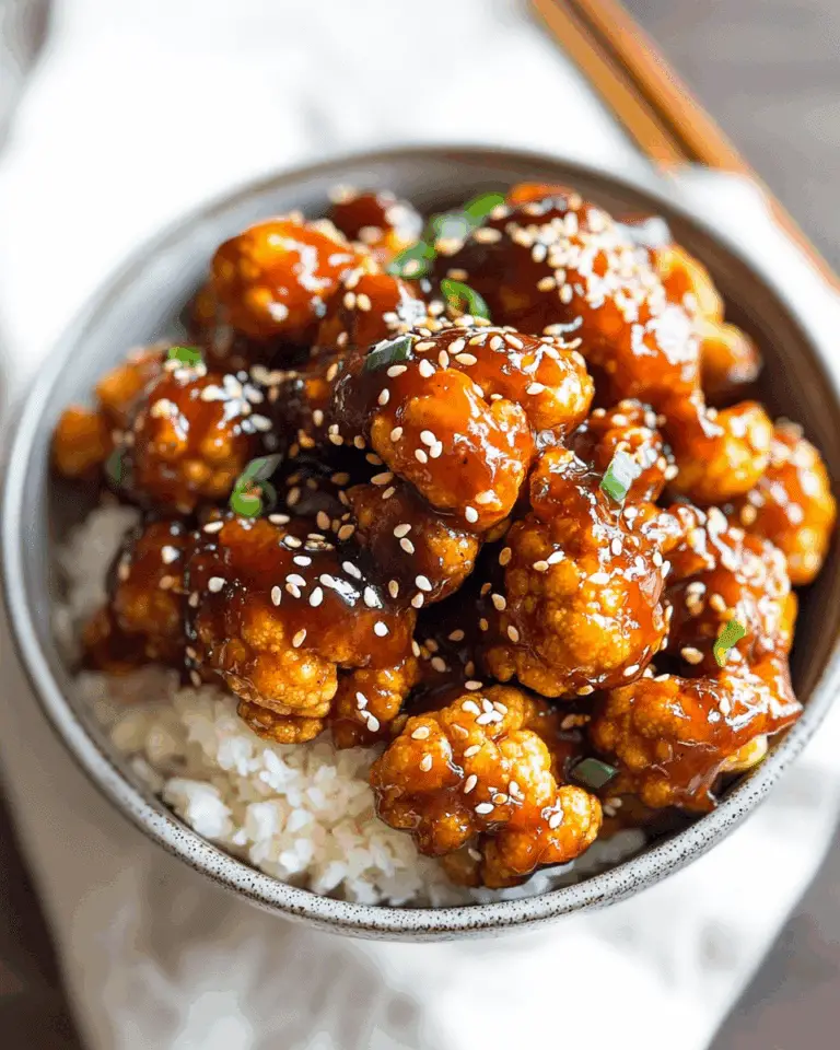 Sticky Sesame Cauliflower