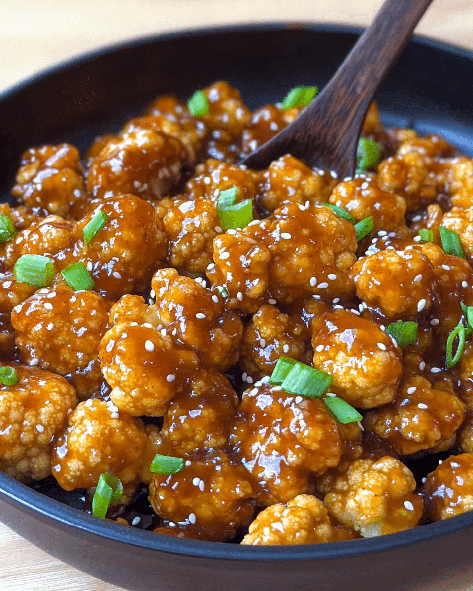 Sticky Sesame Cauliflower