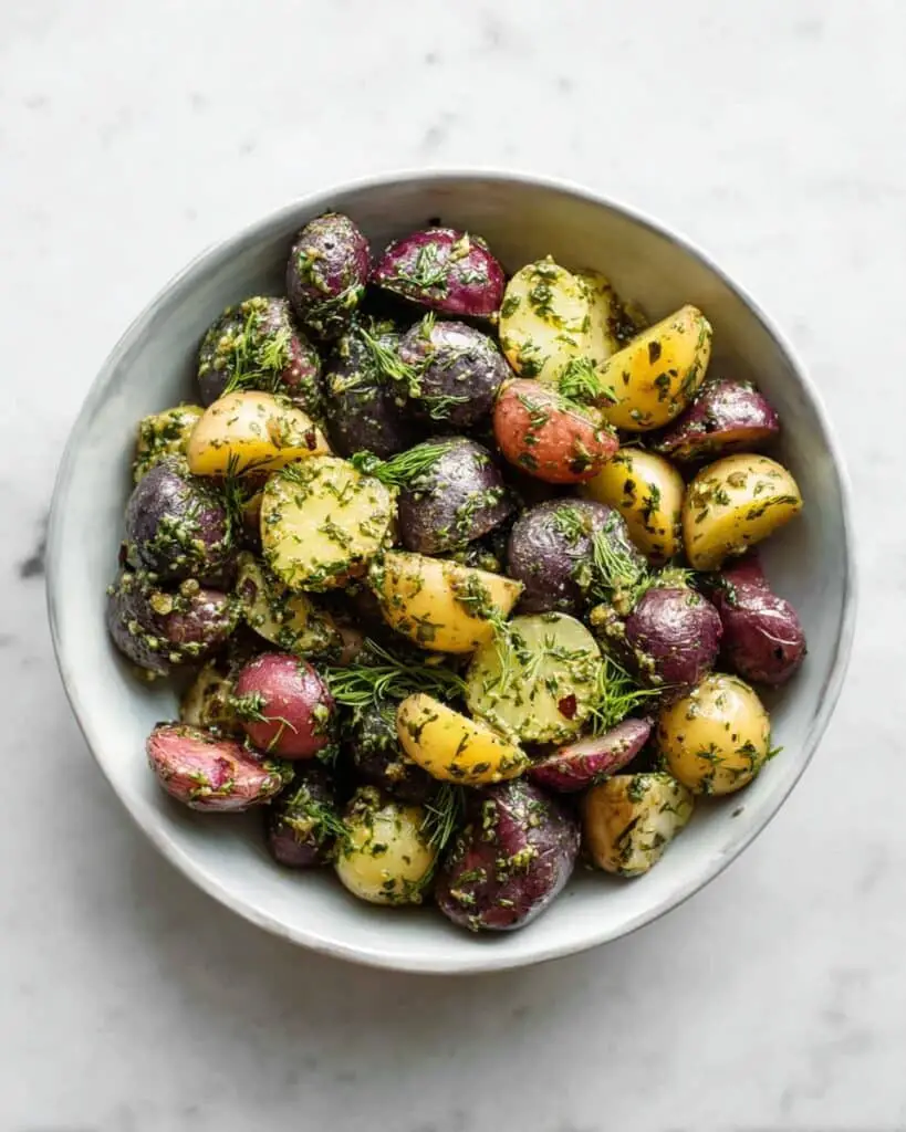 Creamy Herbed Potato Salad (Mayo-Free, Gluten-Free) Recipe
