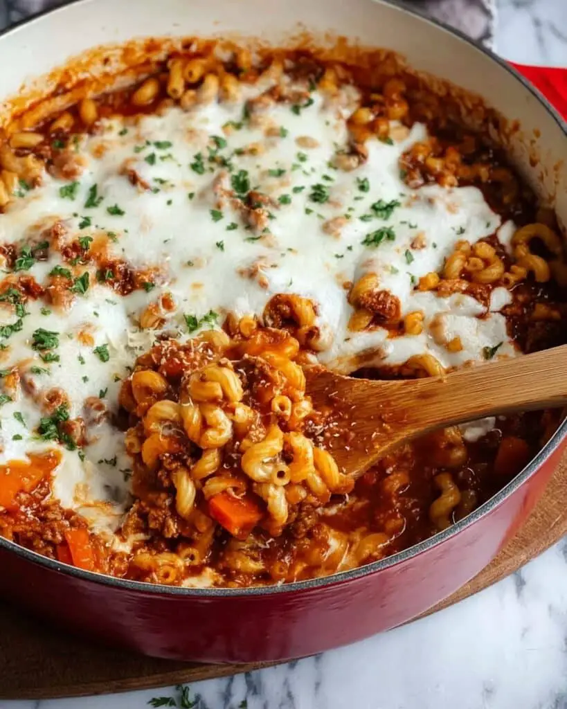 Italian Beef Pasta Skillet Recipe