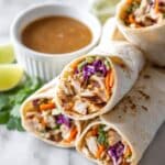 Peanut Chicken Wraps Recipe