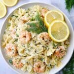 Shrimp Pasta Salad with Lemon Dill Dressing Recipe