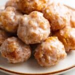 Apple Fritter Bites with Apple Glaze Recipe