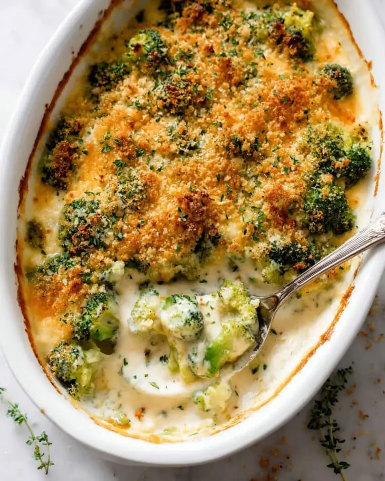 Creamy Cheesy Broccoli Casserole Recipe