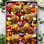 Greek Sheet Pan Chicken Dinner Recipe