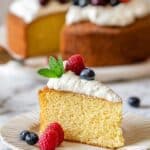Easy Yogurt Cake with Lemon Zest Recipe
