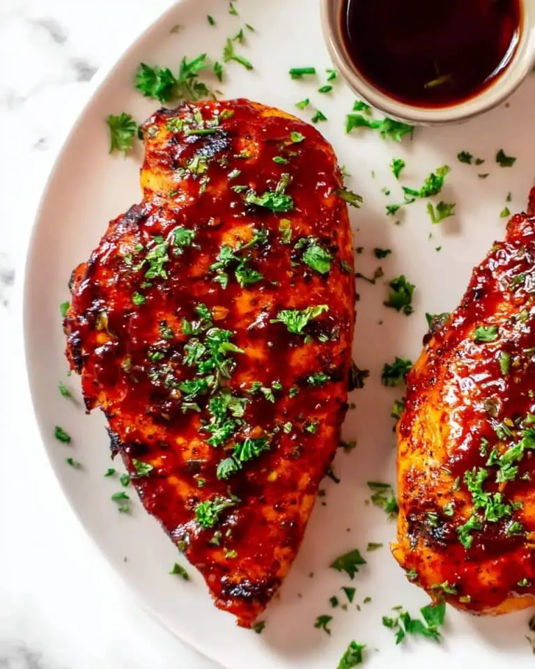 25-Minute Air Fryer BBQ Chicken Breast Recipe