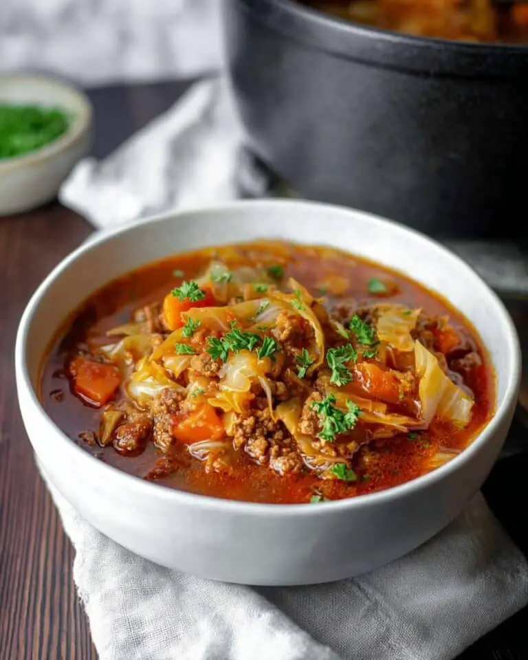 Beef Cabbage Barley Soup Recipe