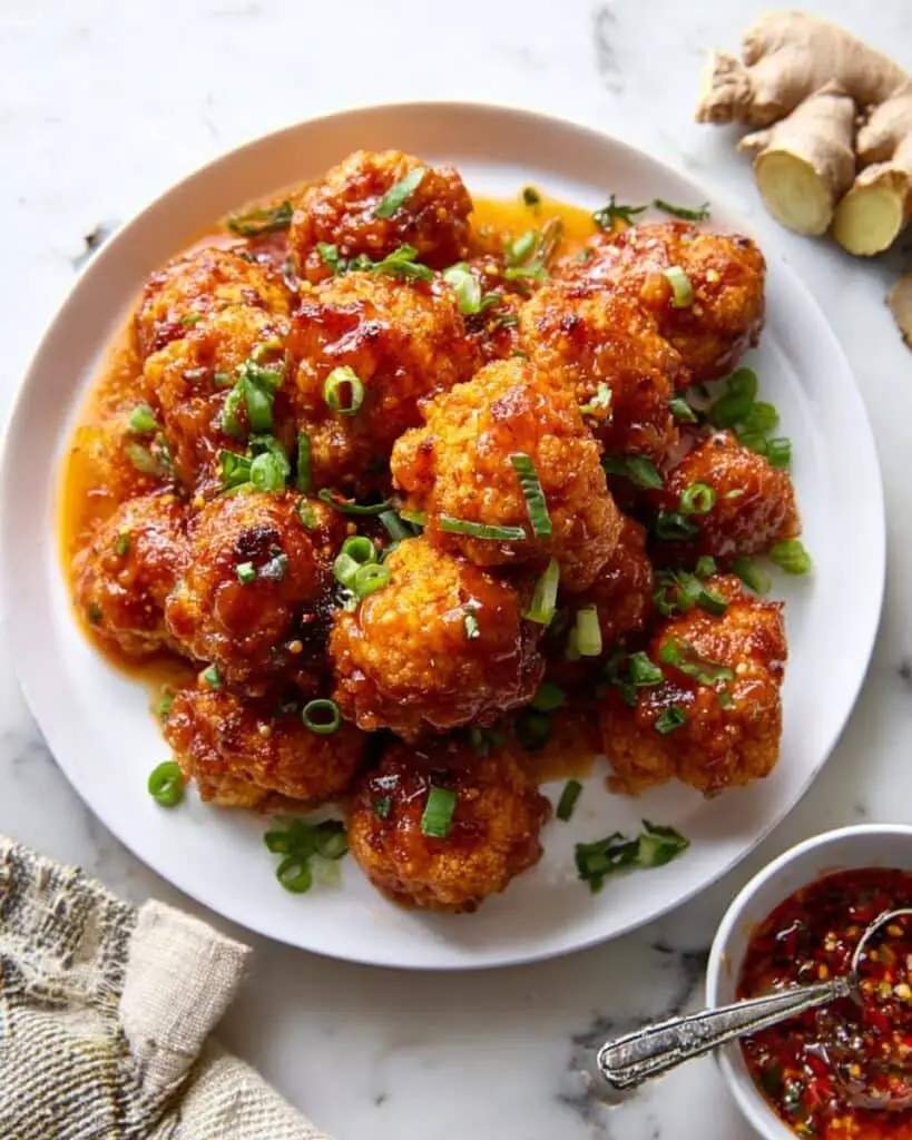 Sweet and Spicy Roasted Cauliflower Recipe