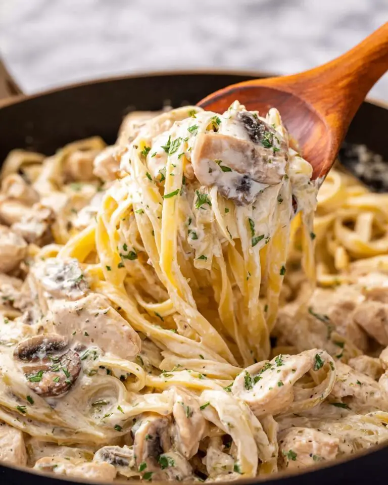 Creamy Chicken Fettuccine Alfredo Recipe