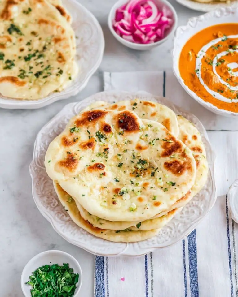 Garlic Naan Bread (Air Fryer Recipe) Recipe