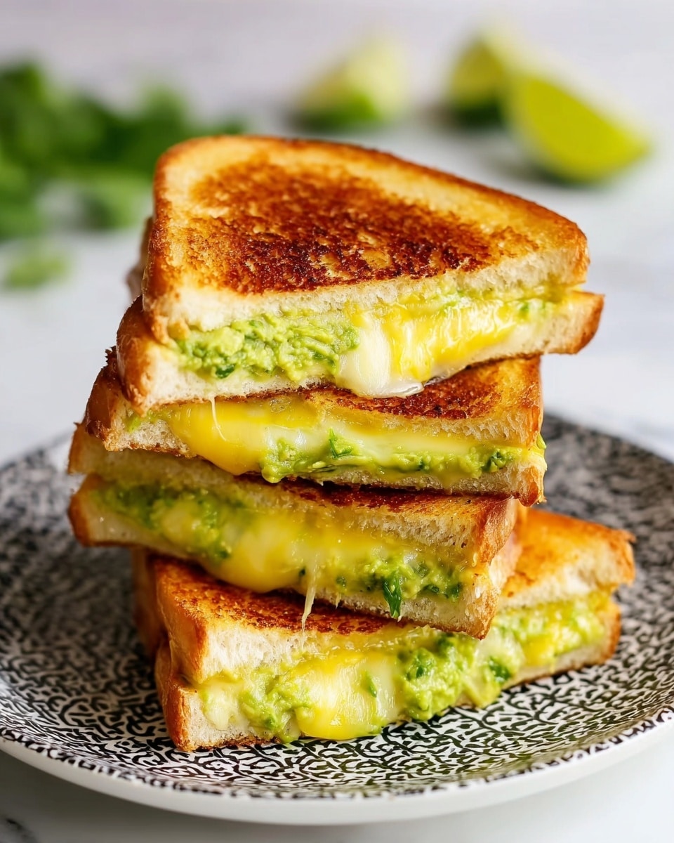 The image shows two slices of white bread on a wooden cutting board placed over a white marbled surface. The slice on the left is plain, while the slice on the right has two layers: the bottom layer is a smooth, light green spread evenly covering the bread, and the top layer is a square, pale yellow slice of cheese slightly folded at the edges. Photo taken with an iphone --ar 4:5 --v 7